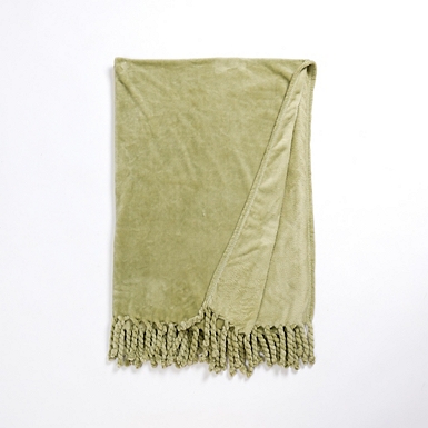 Sage Jane Striped Ruffle Lumbar Pillow
