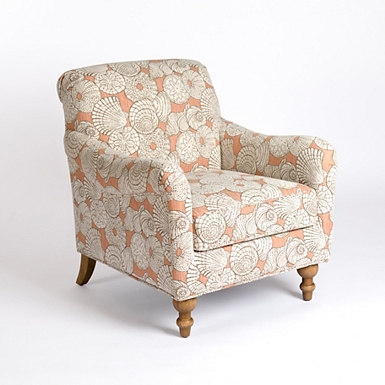 Vintage Floral Aubrey Accent Chair