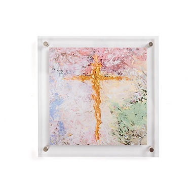 Three Crosses Acrylic Framed Art