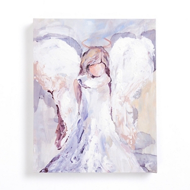 My Angel Champagne Framed Canvas Art Print, 18x26