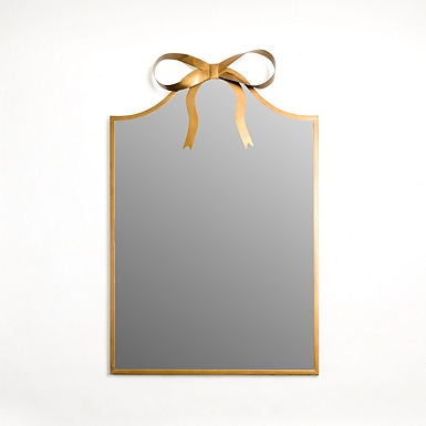 Gold Flower Wooden Wall Shelf