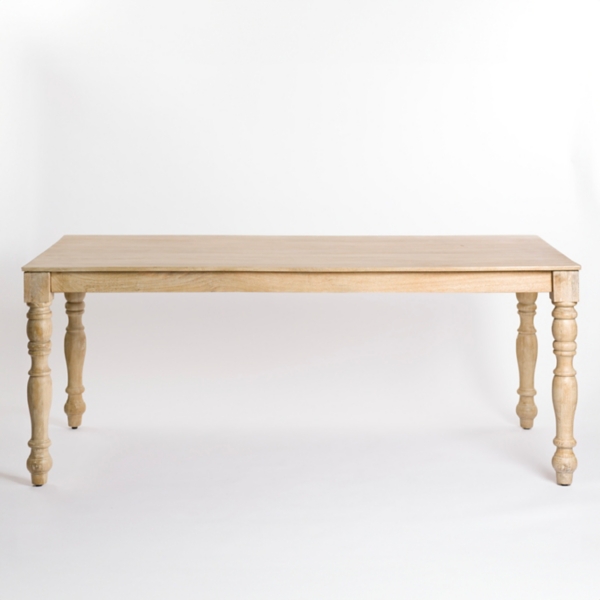 Whitewash Wood Sara Dining Table | Kirklands Home