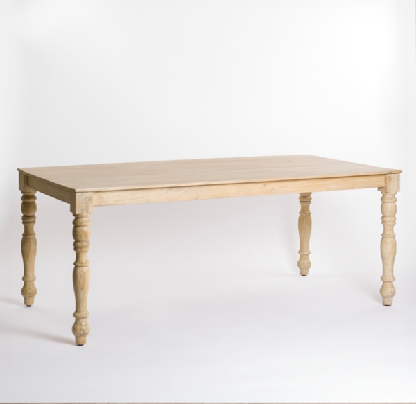 Whitewash Wood Sara Dining Table Kirklands Home