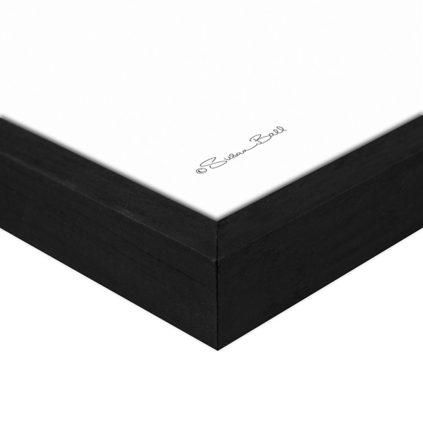 Peek A Boo Skeleton Framed Canvas Art Print