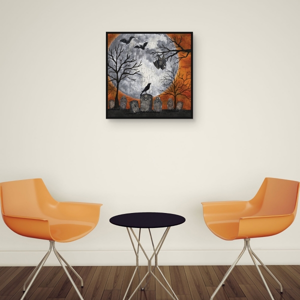 Something Wicked Framed Canvas Art Print
