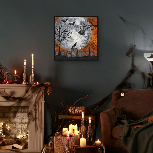 Something Wicked Framed Canvas Art Print
