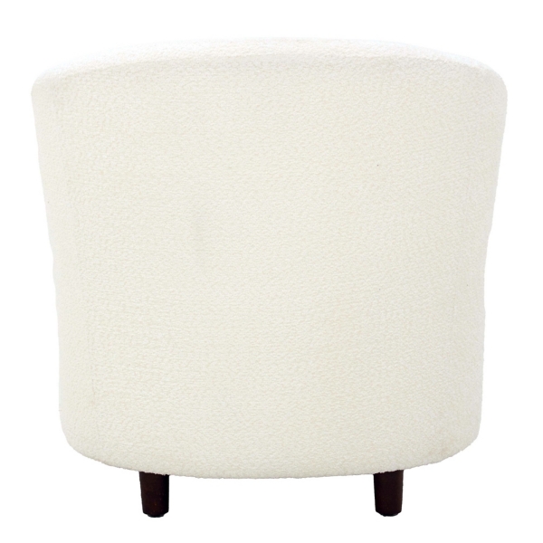Ivory Boucle Parker Club Chair