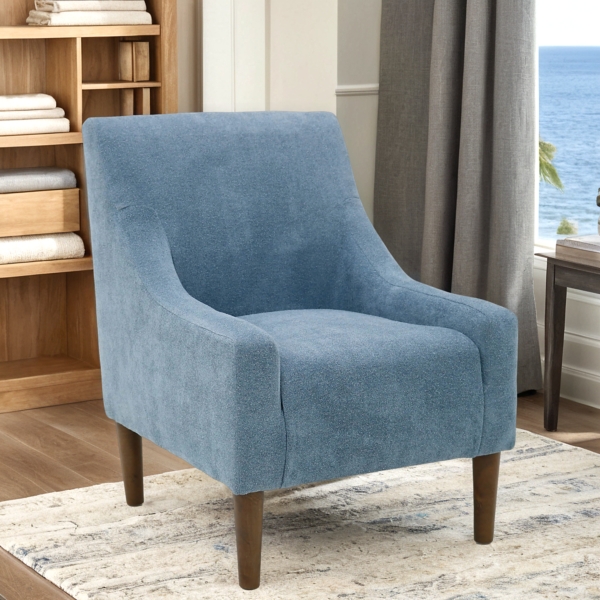 Sky Blue Upholstered Shea Accent Chair