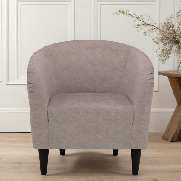Pale Rose Aston Barrel Accent Chair