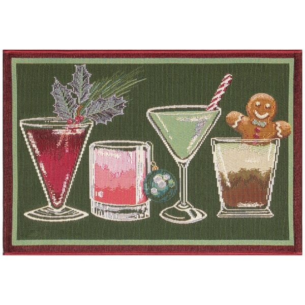 Christmas Party Accent Rug, 24x34