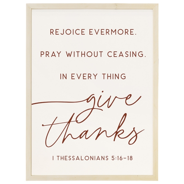 Rejoice Evermore Framed Wall Plaque | Kirklands Home