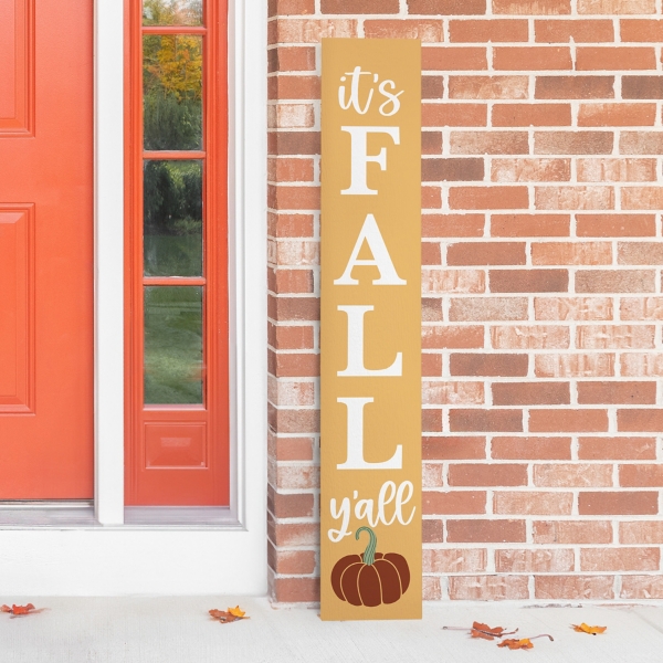 It's Fall Y'all Yellow Porch Board Kirklands Home