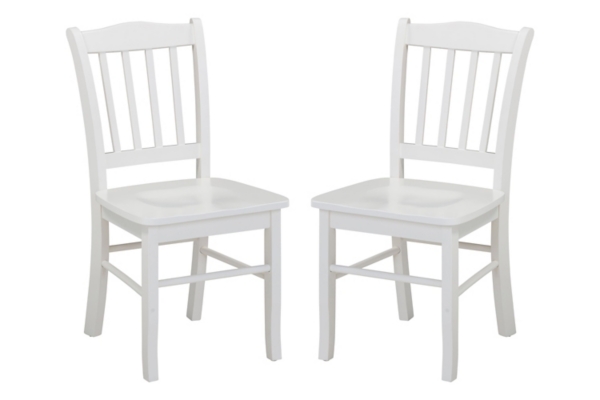 Cream Wood Shaker Dining Chairs, Set of 2 | Kirklands Home