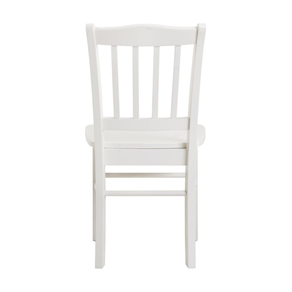Cream Wood Shaker Dining Chairs, Set of 2