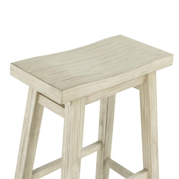 Sawgrass Wooden Saddle Seat Counter Stool