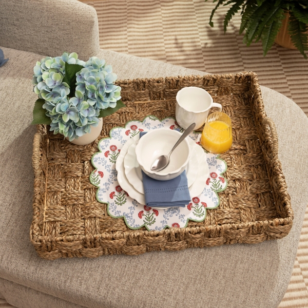 White Wavy Beaded Cereal Bowl