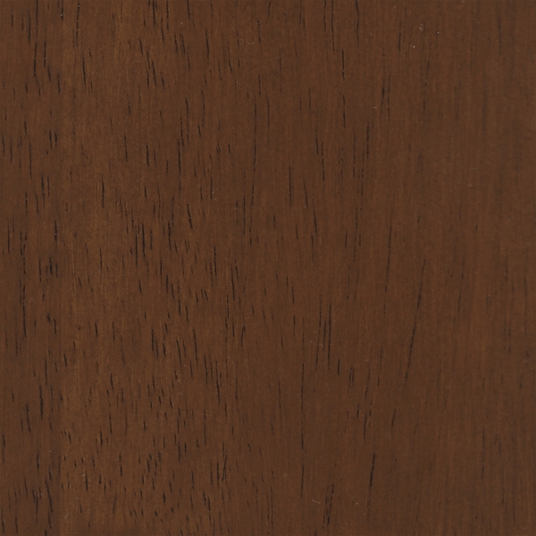 Brown Boucle Brown Faux Leather Bench