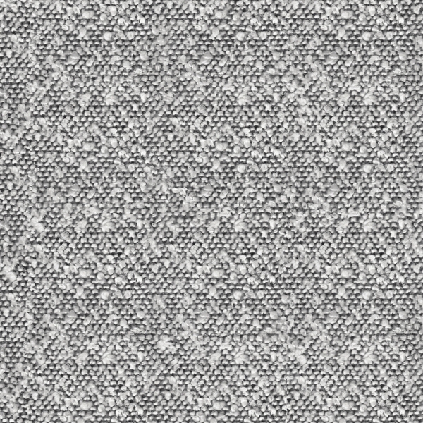 Gray Boucle Metal Storage Bench