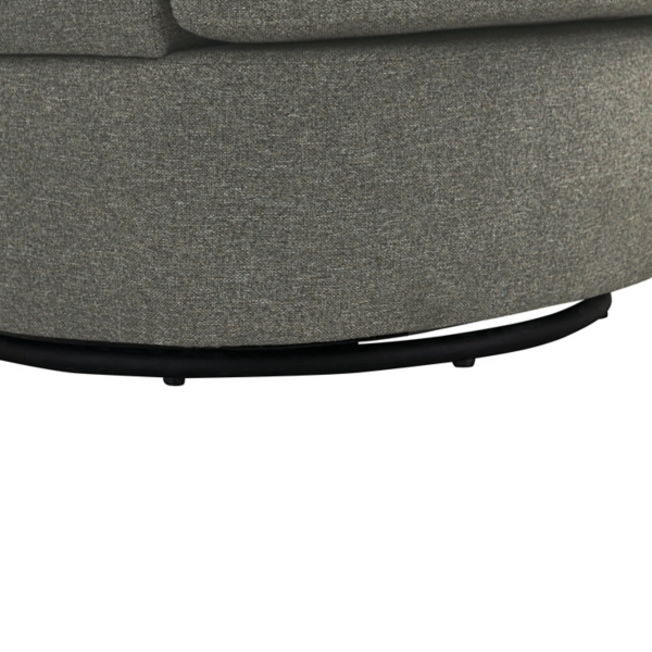 Gray Elmhurst Swivel Accent Chair