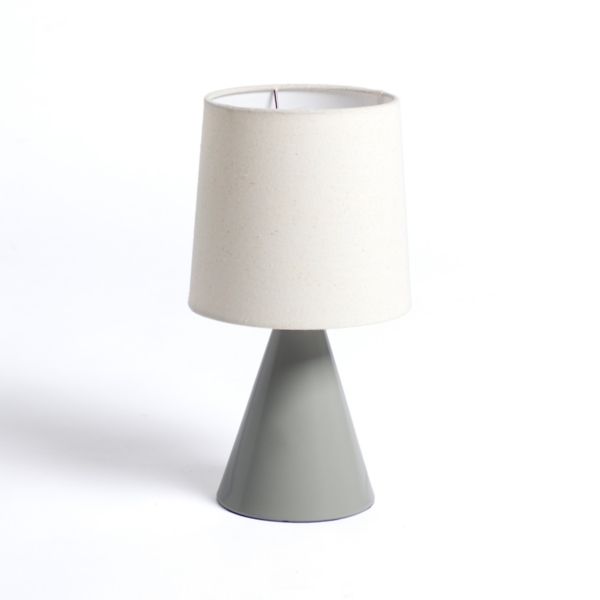 Gray Metal Cone Touch Lamp Kirklands Home