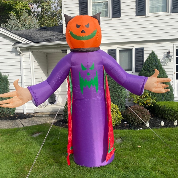 LED Jack O Lantern Reaper Outdoor Inflatable