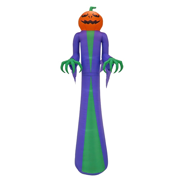 LED Jack O Lantern Halloween Inflatable, 12 ft.