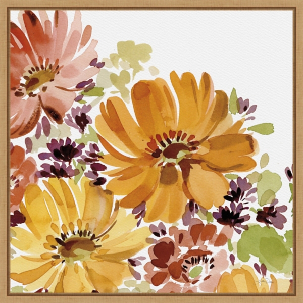 Autumn Joy Framed Canvas Art Print