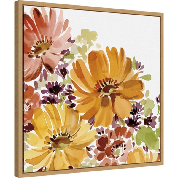 Autumn Joy Framed Canvas Art Print