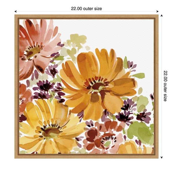 Autumn Joy Framed Canvas Art Print