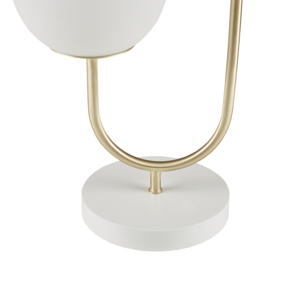 Gold Metal 2-Light Zusa Modern Table Lamp