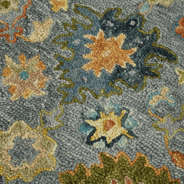 Jackson Gray Hand-Tufted Area Rug, 5x7