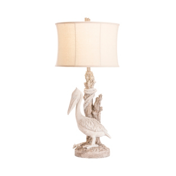 White Pelican Coastal Table Lamp