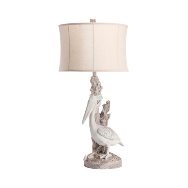 White Pelican Coastal Table Lamp