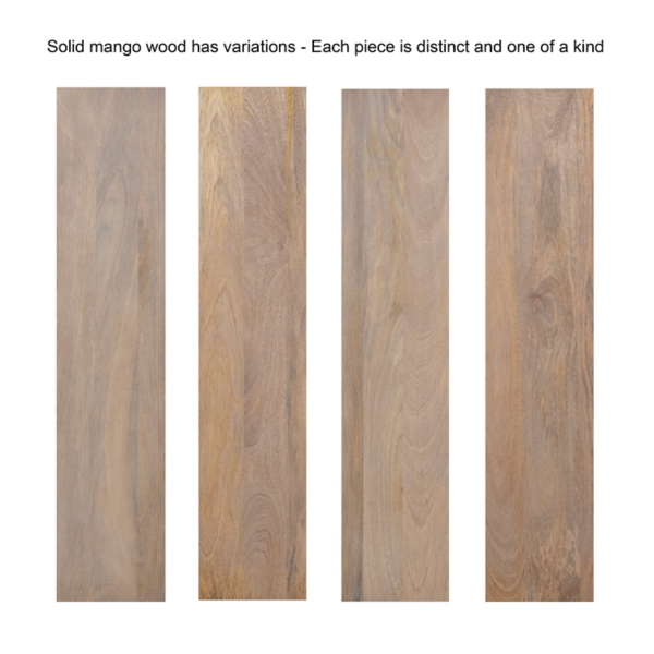 Natural Wood Scalloped Winstead Decorative Tray