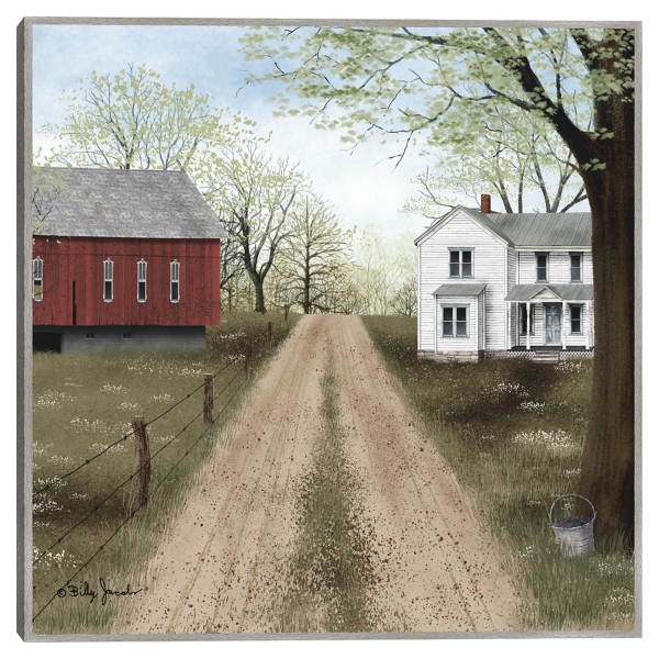 Warm Spring Day Framed Canvas Art Print