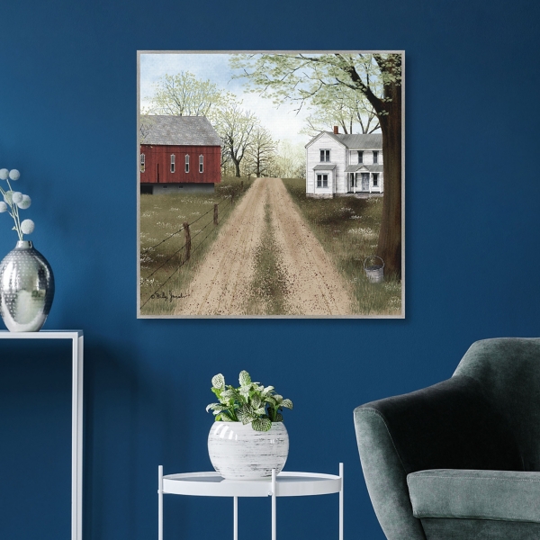 Warm Spring Day Framed Canvas Art Print
