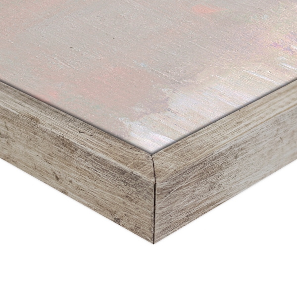 Touch of Teal Bouquet Framed Canvas Art Print