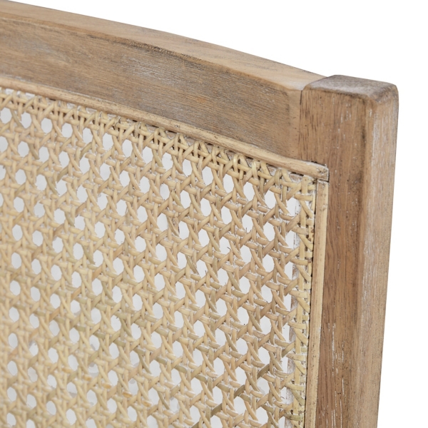 Neutral Wheat Mid-Century Modern Accent Chair