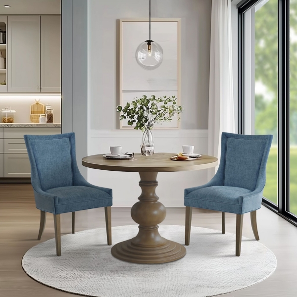 Blue Madison Park Ultra Dining Chairs, Set of 2