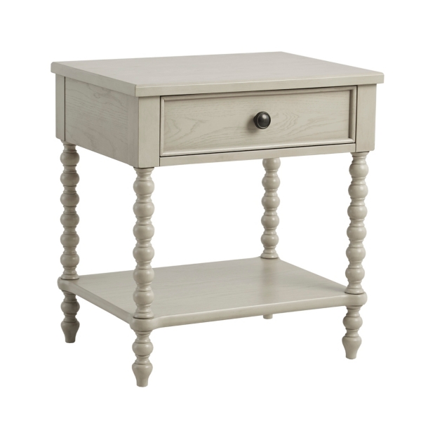 Turned leg nightstand discount