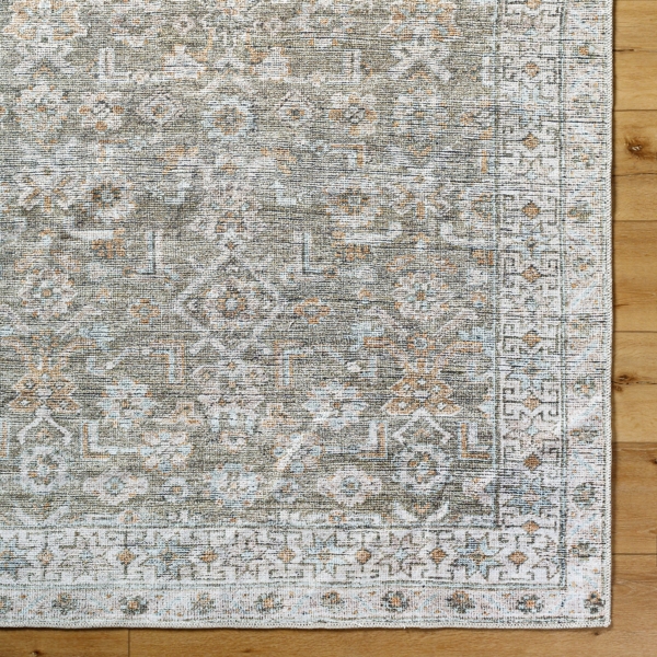 Darling Traditional Washable Area Rug