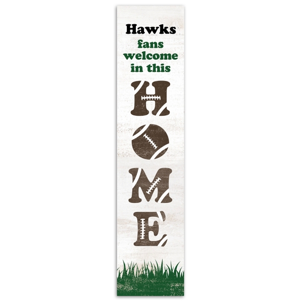 Personalized Fans Welcome in This Home Porch Board