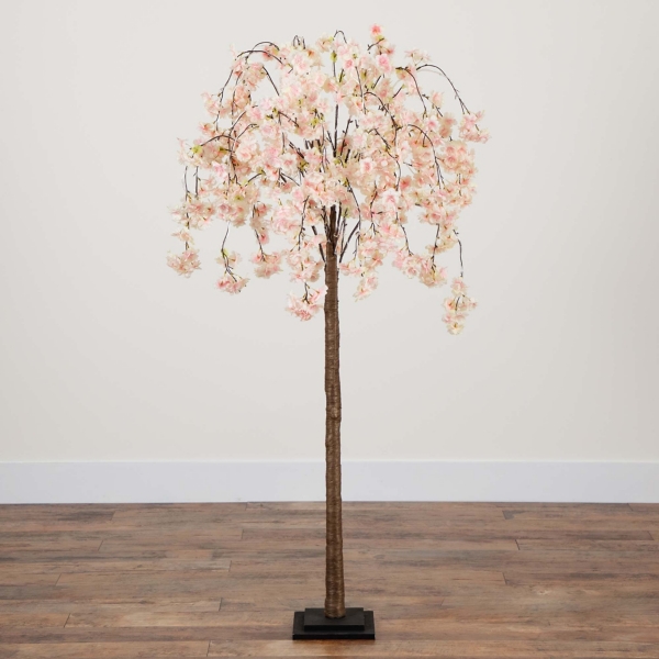 Pre-Lit Warm LED Cherry Blossom Tree, 5 ft.