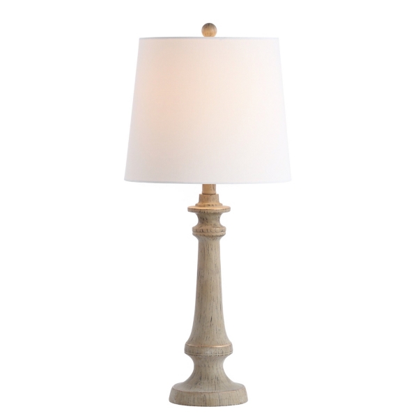 Tan Tapered Column Rhett Table Lamp