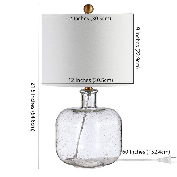 Seeded Glass Armena Table Lamp