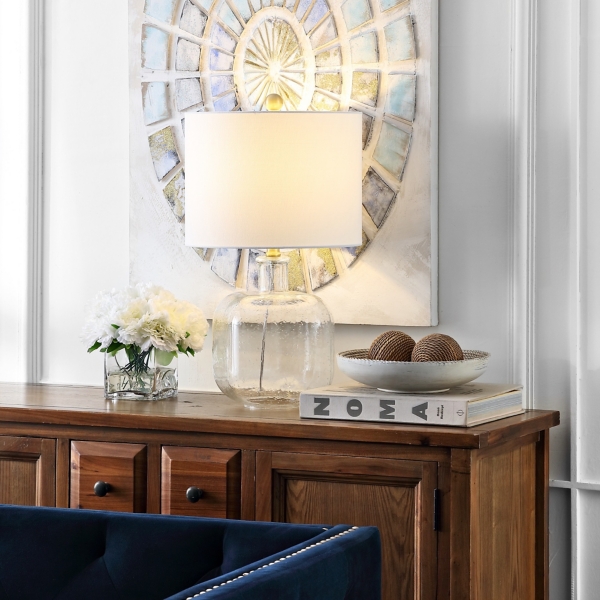 Seeded Glass Armena Table Lamp