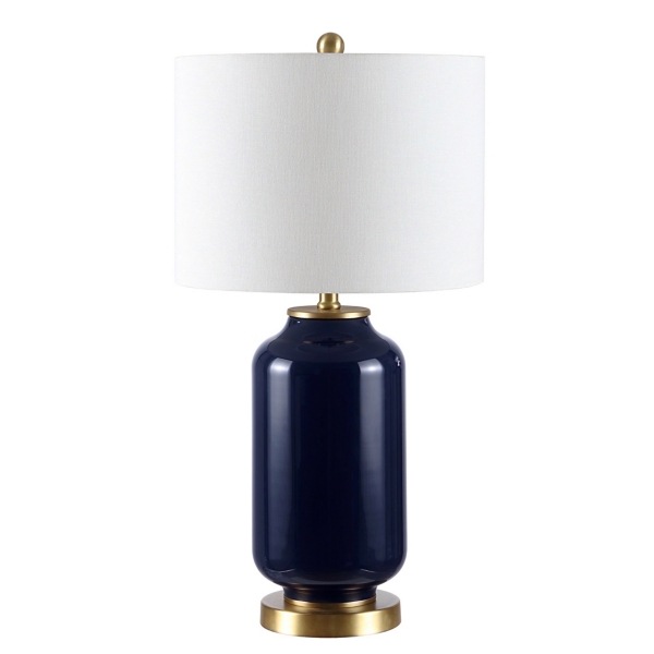 Amaia Dark Blue Glass Table Lamp