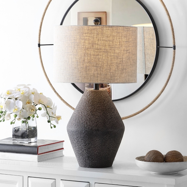 Brown Angled Gourd Ersta Table Lamp