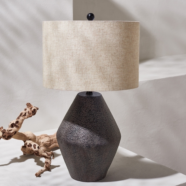 Brown Angled Gourd Ersta Table Lamp