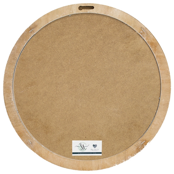 Round Joy to the World Cardinals Wall Plaque